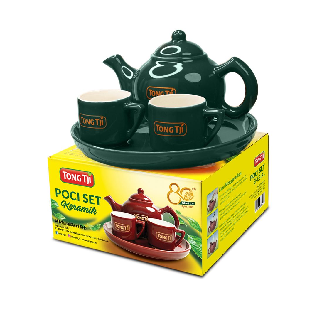 Poci Set Keramik (Hijau)